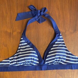 Draper James X Lands’ End Stripe Bikini Top